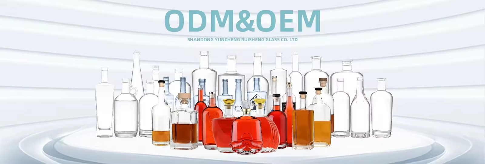 Glasflaschen für Wodka