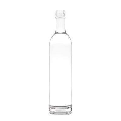 Super-Flint-Glas-Material-Basis 700 ml klares Glas Whisky-Wodka-Weinflasche für Alkohol