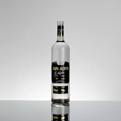 Halsbandmaterial Glas Custom Printing Frosted Spirit Ciroc Wodka Flaschen 700ml 750ml