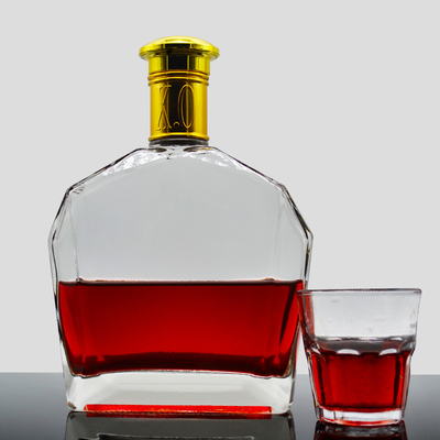 375 ml 500 ml 700 ml Extra Flint Glasflaschen für Spirituosen Brandy Rum Tequila Marken