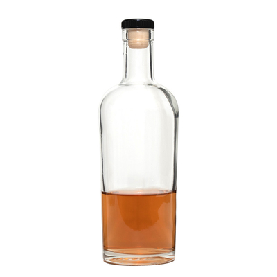 500 ml 750 ml Glasflasche für Whisky Brandy Tequila Gin Wodka