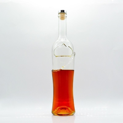 Decal Oberflächenbehandlung Custom Made Extra Flint Whisky Flasche 500ml 700ml 750ml und 1L