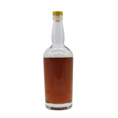 Custom Design 75cl Whisky Flasche 0,75l Extra Flint Cork Wodka Flasche mit kostenloser Probe