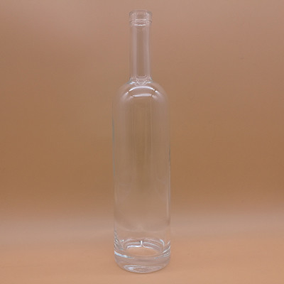 Custom Design 75cl Whisky Flasche 0,75l Extra Flint Cork Wodka Flasche mit kostenloser Probe