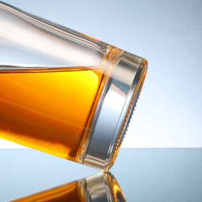 375 ml 500 ml 750 ml 1000 ml Glas Korken Top Schraube GPI Top Cap Runde Whisky Wodka Brandy Spirituosen Flaschen