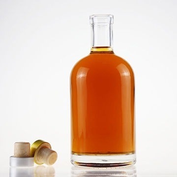 Glasflasche für Luxusbrandy Rum Whisky Vodka 500 750 ml