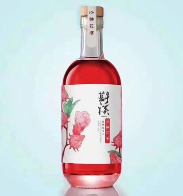 Glasflasche für Luxusbrandy Rum Whisky Vodka 500 750 ml