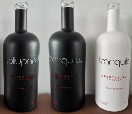 EXW-Bedingungen Kristallglas 750 ml 700 ml 500 ml Tequila Gin Wein Spirituosen Rum Wodka Whisky Glasflasche