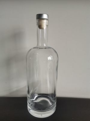 Super Flint Glas 70cl 1Liter Breitkopf Glasflasche für Spirituosen Likör durchsichtig leer