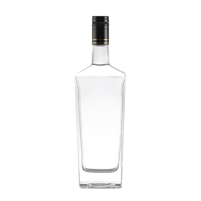 Super Flint Glas Material Dunkle Quadrat Flaschen für OEM/ODM 200ml 500ml 750ml 1L