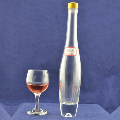 Leere Glasflaschen für Alkohol und Wein 500 ml 750 ml 1000 ml Rundform
