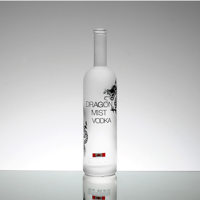 375 ml 700 ml 750 ml Wodka Whisky Liquor Glasflasche mit individuellem Design und Frostoberfläche