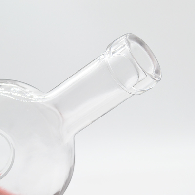 500 ml Kapazität Kristall weißes Material Leere Glasflasche für Wodka Whisky Bulk Wein