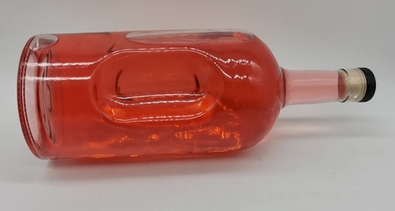 Maßgeschneiderte Super Flint Glass Leere Flasche für 1750 ml Whisky Spirit in Kalifornien