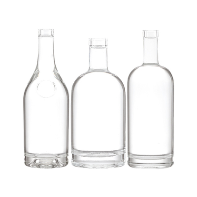 Empty 500 ml Gold Schwarzer Alkohol Brandy Whiskey Wodka in 750 ml Glasflaschen mit Stopp
