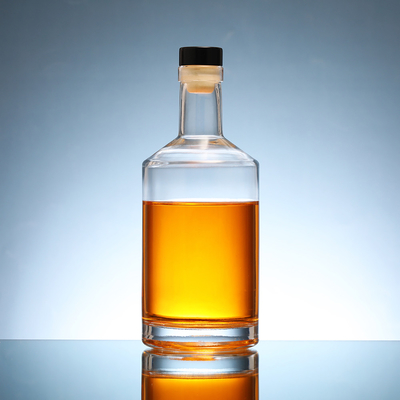 700 ml 200 ml 500 ml 1 Liter Glaskappe Wodka Brandy Flaschen zur Aufbewahrung von klarem Champagner