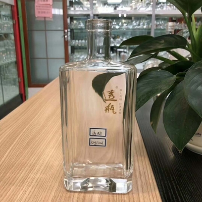 375 ml 500 ml 700 ml 750 ml 1000 ml transparente leere Glasflaschen für Spirituosen