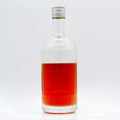 375 ml 500 ml 700 ml 750 ml 1000 ml transparente leere Glasflaschen für Spirituosen