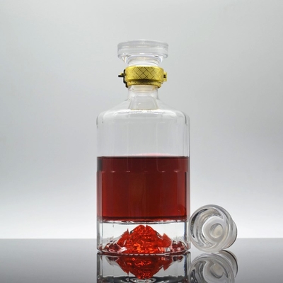 Korkendichtungsart 750 ml leere Glasflaschen für schicke Spirituosen in Super-Fliesenmaterial