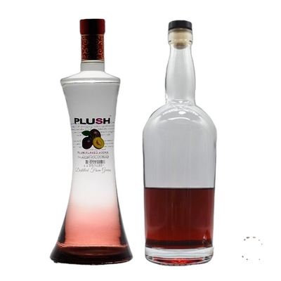 750 ml Glasflasche Whisky-Wodka-Flasche 700 ml 500 ml Weinglas-Glasfriere für Getränke