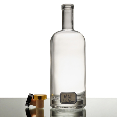 500 ml Olivenöl Spirituosen Leere 700 ml 750 ml Schwarze Wodka Whisky Glasflaschen