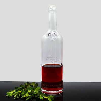 Einzigartige hellblaue Whisky-Geschwindigkeit 700 ml 500 ml leere Ginflasche für Alkohol