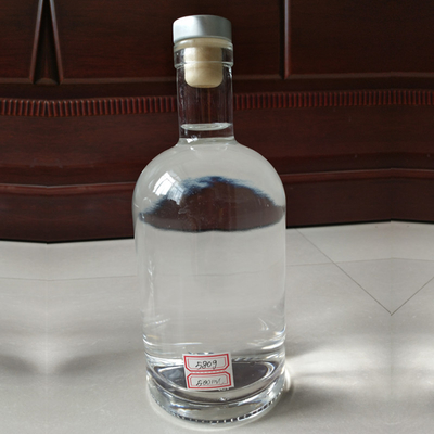 Super Rundes Super Flint Leeres Korkkappen 750 ml Alkohol Glas Wodka Flasche