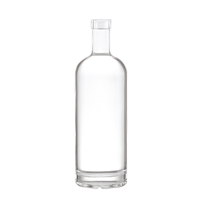 Schraubkappe Custom Matte Blau Schwarz Leere 750 ml Glasflasche für Wodka Rum Whiskey Gin