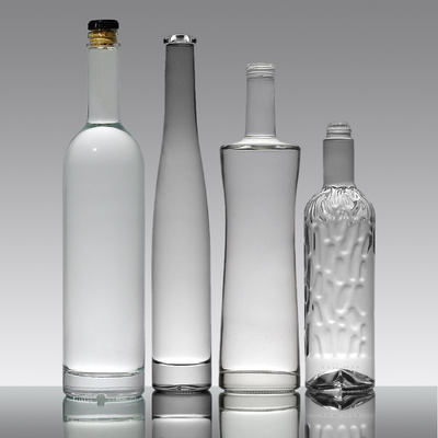 Glasflasche mit hohem Borosilikatgehalt für Kaffee und Getränke 750 ml/700 ml Leere Flasche für Spirituosen