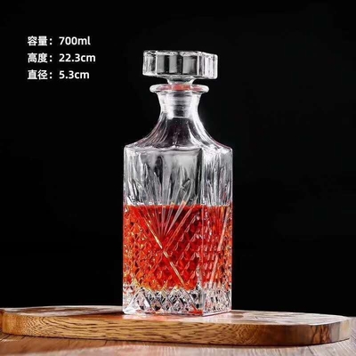 500 ml/650 ml/700 ml/800 ml Kristallweißglas Weindekanzer für hochwertige Brandy-Wodka