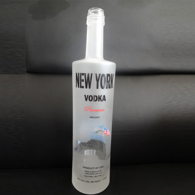 Glaskörper Leerer Zylinder Spiritus 750 ml Whisky Wodka Flasche Liquor Glasur 700 ml 500 ml
