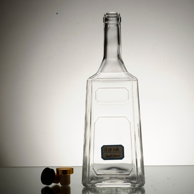 Super Flint Glas Material Glas Wodka Brandy Rum Alkohol Flasche für Frauen Körper geformt
