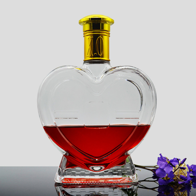 Individuelle Form Olivenölflasche 500 ml Weiß Frost Etikett Gin 750 ml Spirituosen Alkohol Glas Soße Flaschen