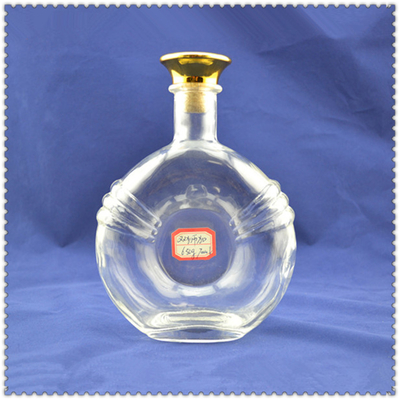 Industrielles Super-Flint-Glasmaterial 500 ml XO-Flasche für Getränke Alkohol Wein Whisky