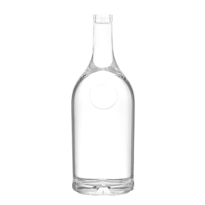 Maßgeschneiderte Form Kristallweiß 100 ml 200 ml 250 ml Frosted Glass Gin Whisky Flasche