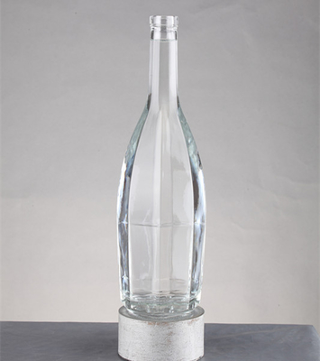 Industriegetränke 250 ml 500 ml 750 ml Flach Whisky Flasche Glas mit Schraubkappe