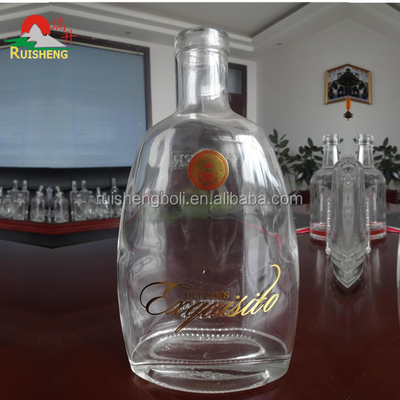 Super Flint Glas leere 1,5L 2 Liter Glasflasche mit Stoppe