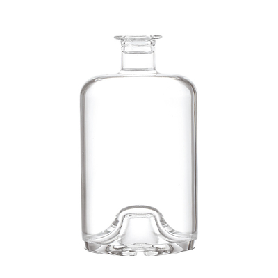 Super Flint 700 ml 750 ml Gin Wodka Glasflaschen für benutzerdefinierte Whisky Liquor Brandy Leer