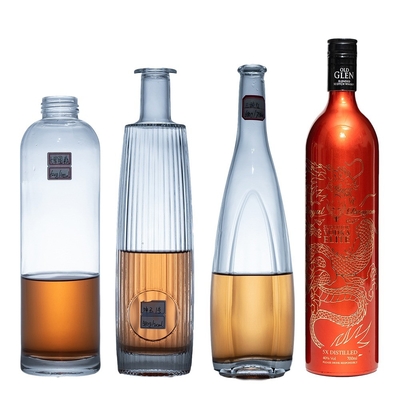 700 ml 750 ml leere Alkoholflasche mit Frostspray für Wodka Rum Gin Whisky Whisky Wein Likör