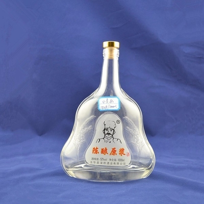 Tequila-Flasche mit klarem Glasmaterial und schneller Lieferzeit 20-30 Tage