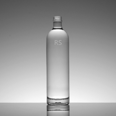 Kristallweiß 500ml 700ml 750ml Super Flint Glas Leerer Rum Klarer Alkohol Flasche Designer