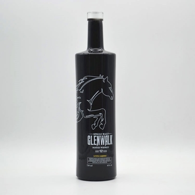 1L 750ml klare Glasflasche für Wodka Gin Whisky Tequila
