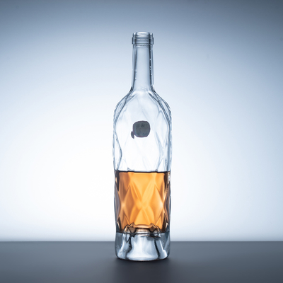 Körpermaterial Super Flint Glas Brandy XO Mini Champagnerflaschen mit Ahornblatt