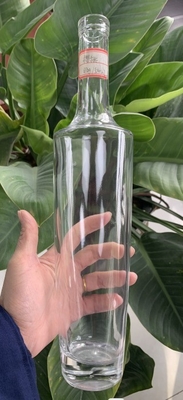 Maßgeschneiderte Form Super Flint Glaskragen 250 ml heiße Soße 500 ml Wodka 700 ml Glas Flaschen