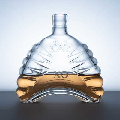 1 Liter Whisky Glas Wodka Flasche Leere Spirituosenflasche 375ml 500ml 750ml mit Korkkappe