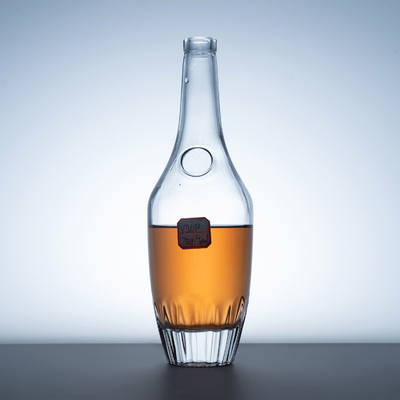 1 Liter Whisky Glas Wodka Flasche Leere Spirituosenflasche 375ml 500ml 750ml mit Korkkappe