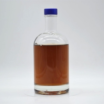 Basis Verkauf 750 ml Glas Whisky Flaschen mit Druckschirm Oberfläche Handling