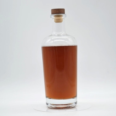 Basis Verkauf 750 ml Glas Whisky Flaschen mit Druckschirm Oberfläche Handling