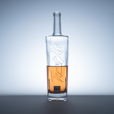 1 Liter Whisky Glas Wodka Flasche Leere Spirituosenflasche 375ml 500ml 750ml mit Korkkappe