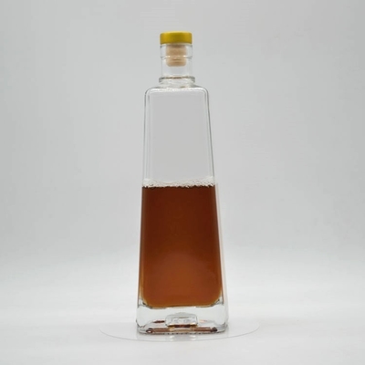 Basis Verkauf 750 ml Glas Whisky Flaschen mit Druckschirm Oberfläche Handling